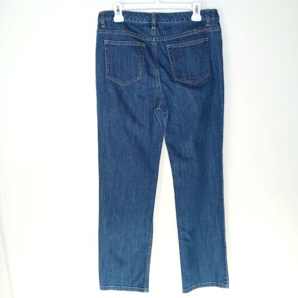 LIZ CLAIBORNE Blue Women's Jeans Size 10 Modern Straight Stretch Denim Casual - Picture 3 of 7